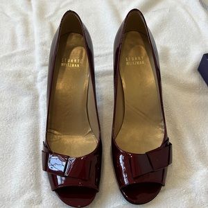 Red Stuart Weitzman heels "Bowgirl"
